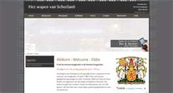 Desktop Screenshot of hetwapenvanschotland.nl