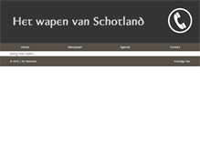 Tablet Screenshot of hetwapenvanschotland.nl